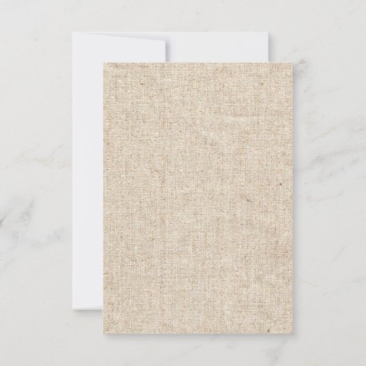 RSVP | Bébé's Breath Mason Jar Rustic Mariage (Dos)