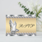 RSVP Bijou Diamant Or Argent Femme (Debout devant)