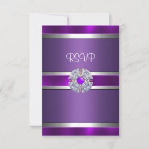 RSVP Bijou Violet Finition Argent Anniversaire 3