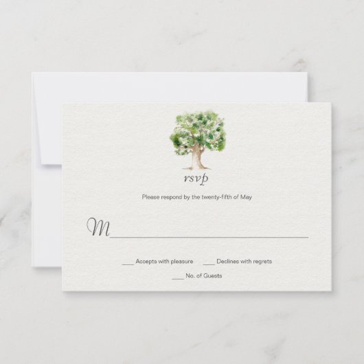 RSVP bijtende eikenboom | (Voorkant)