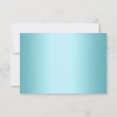 RSVP bleu diamant élégant (Dos)