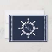 RSVP bleu et blanc marine (Dos)