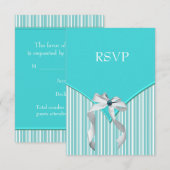 RSVP bleu sarcelle (Devant / Derrière)