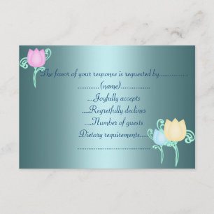Rsvp bleu turquoise