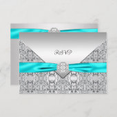 RSVP bleu turquoise (Devant / Derrière)