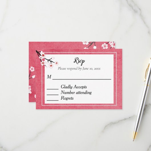 RSVP Blossom Japonais (Devant/Arrière en situation)