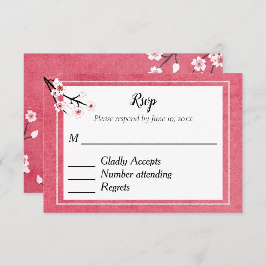 RSVP Blossom Japonais (Devant / Derrière)