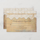 RSVP Boho Elegant Pays Rustique Vintage dentelle b (Devant / Derrière)
