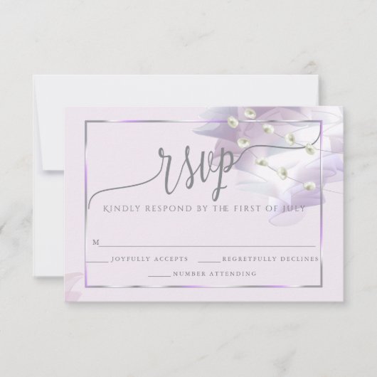 RSVP  |  BOHO Fleurs de Lilac Ombré (Devant)