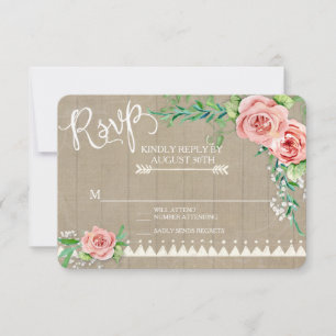 RSVP BOHO Flower Peony Babys Breath Barne Agrituri