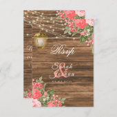 RSVP - Bois, lanternes et fleurs de corail (Devant / Derrière)