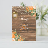 RSVP - Bois, Lanternes et Fleurs orange (Debout devant)