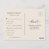 RSVP-Briefkaart Briefkaart