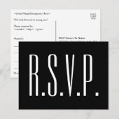 RSVP-Briefkaart reinigen Briefkaart (Voorkant / Achterkant)