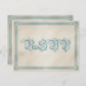  RSVP-Briefkaart (rood wit en blauw) Uitnodiging Briefkaart (Voorkant / Achterkant)