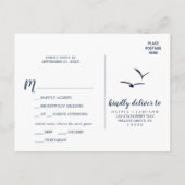 RSVP-Briefkaart voor het menu Rocky Mountain (Achterkant)