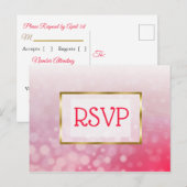 RSVP-Briefkaarten Uitnodiging Briefkaart (Voorkant / Achterkant)