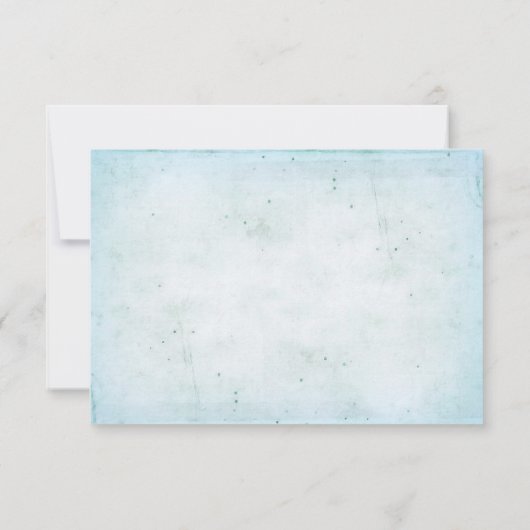 RSVP bruiloft- madeliefjesboeket met parels Kaart (Achterkant)