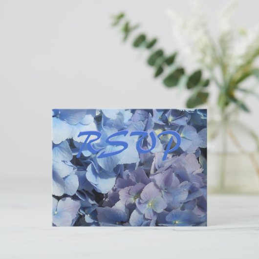 RSVP bruiloft receptie Uitnodiging Briefkaart (Staand voorkant)