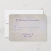 RSVP Butterfly op Lilacs Kaart (Achterkant)