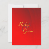 RSVP Card Chinese Double Happy Collection (Dos)