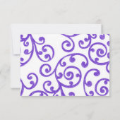 RSVP Card Scroll Pattern (Dos)