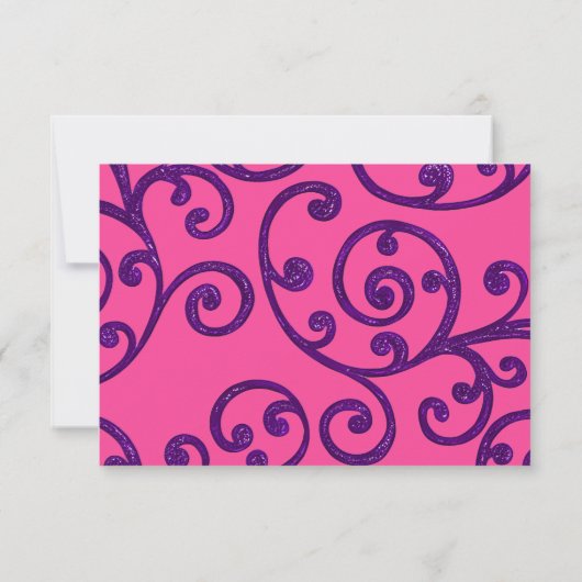 RSVP Card Scroll Pattern (Dos)