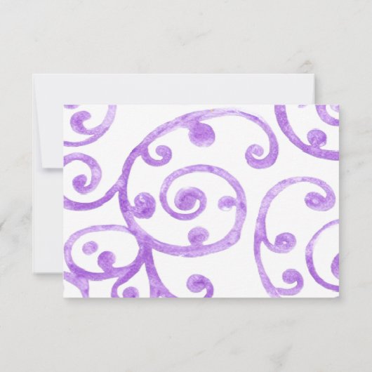 RSVP Card Scroll Pattern (Dos)