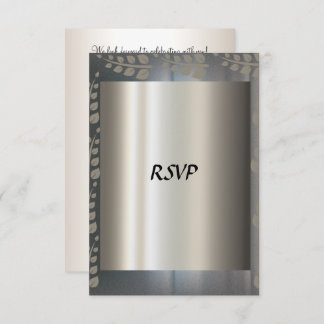 RSVP Card Silver Kaart
