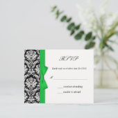 RSVP - Carte de réponse du Mariage de la mâchoire (Debout devant)