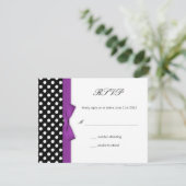 RSVP - Carte de réponse du Mariage de plongée pour (Debout devant)