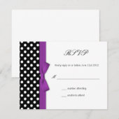 RSVP - Carte de réponse du Mariage de plongée pour (Devant / Derrière)