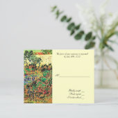 RSVP, carte de réponse, van Gogh (Debout devant)