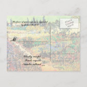 RSVP, carte de réponse, van Gogh (Dos)