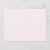 RSVP | Carte postale Épingles rose glamour (Dos)