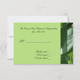RSVP, carte réponse pour faire-part de mariage