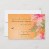 RSVP - Cartes de réponse pour mariage d'automne à  (Dos)