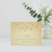 RSVP - Cartes d'invitation de mariage d'automne - (Debout devant)