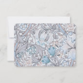 RSVP Classic Gouden Lelie Pastel Bruiloft Antwoord Kaart (Achterkant)