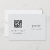 RSVP Classique Fleurs d'ivoire et de rose moderne (Dos)