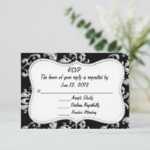 RSVP Damas noir et argent (Debout devant)