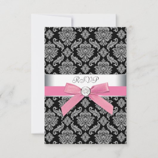 RSVP Damask Noir Rose (Devant)