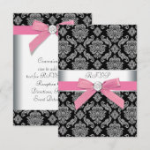 RSVP Damask Noir Rose (Devant / Derrière)