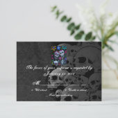 RSVP Day of Dead Wedding Cards (Debout devant)