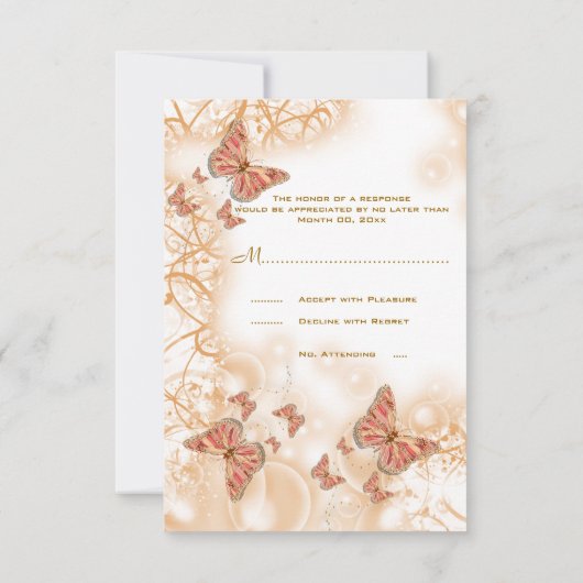 Rsvp de corail de papillon de pêche (Dos)