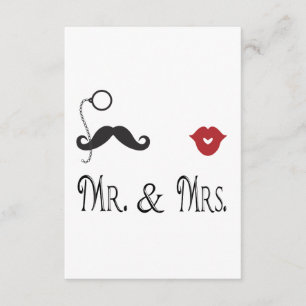RSVP de heer & Mrs Cards Kaartje