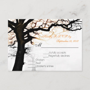 RSVP de l'arbre d'automne