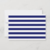 RSVP de mariage à l'ancre nautique moderne (Dos)
