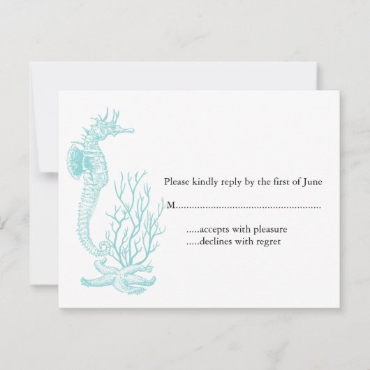 RSVP de mariage de destination (Devant)