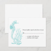 RSVP de mariage de destination (Devant / Derrière)